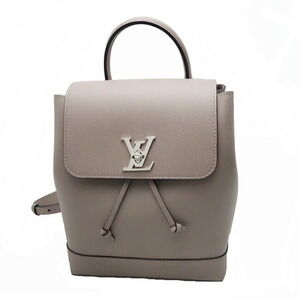 Louis Vuitton Backpack Rucksack Lock Me Calf Leather Mastic